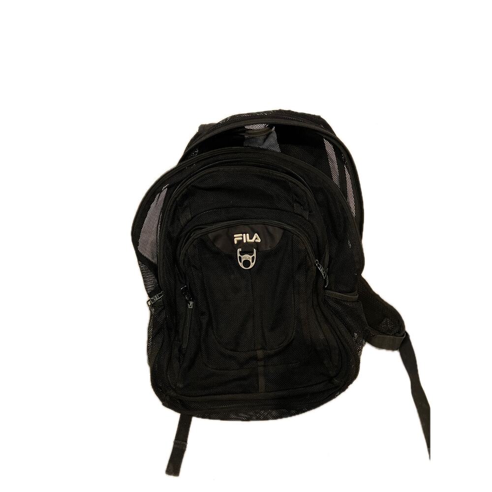 FILA Padded Computer Black Backpack